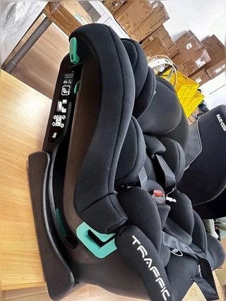 Silla Coche Bebé Nurse Traffic iSize, 40-150 cm, Negro
