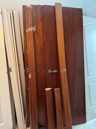 6 Puertas de madera de roble 2.10alto 72 ancho