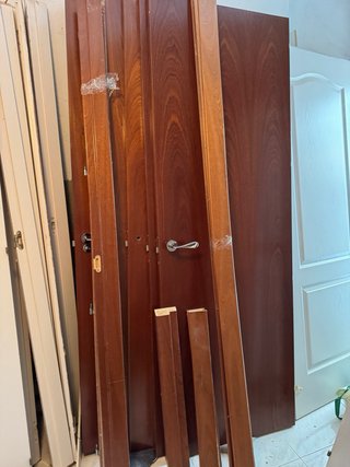 6 Puertas de madera de roble 2.10alto 72 ancho