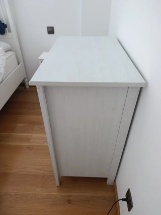 Cajonera 3 cajones madera blanca