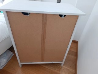 Cajonera 3 cajones madera blanca