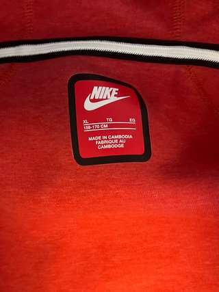 Conjunto Nike Tech Fleece Rojo