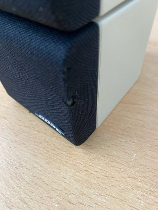 2 Altavoces Bose Doble Cubo con soportes pared