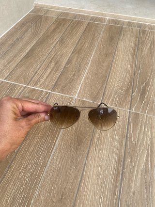 Gafas de sol Ray-Ban Aviator Doradas Marrones