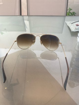 Gafas de sol Ray-Ban Aviator Doradas Marrones