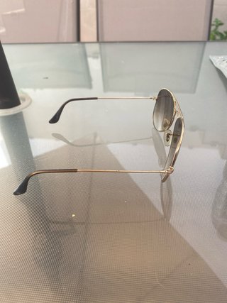 Gafas de sol Ray-Ban Aviator Doradas Marrones