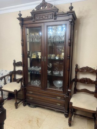 Lote Muebles Comedor Madera Maciza
