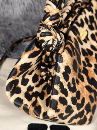 Ganni Small Bou Bag Leopard