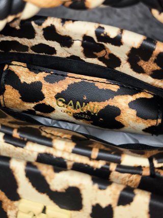 Ganni Small Bou Bag Leopard