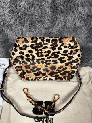 Ganni Small Bou Bag Leopard
