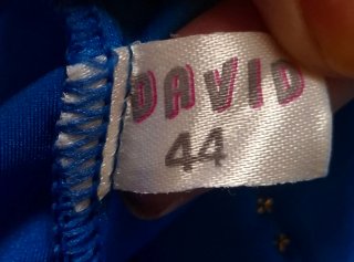Costume intero DAVID blu tg.44