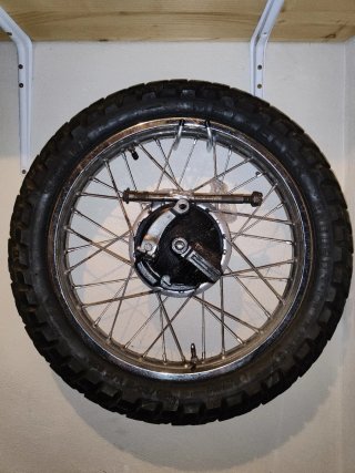 Rueda trasera completa motocross