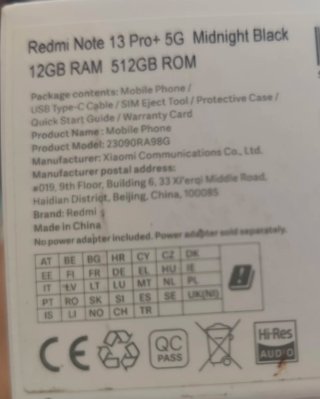 Móvil Xiaomi Redmi Note 13 Pro+