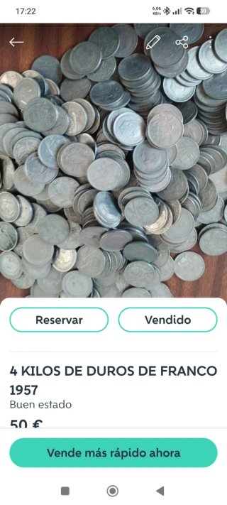 150  de Duros de Franco 1957