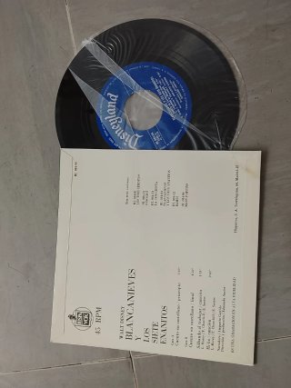 Vinilo Single Blancanieves y los 7 Enanitos