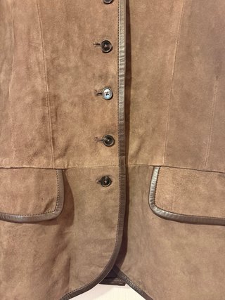 Chaqueta Zara Suede Marrón