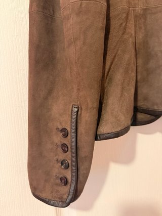Chaqueta Zara Suede Marrón