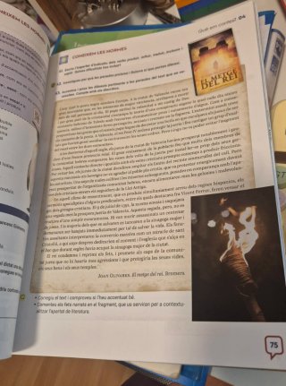 Libro valenciano 3. Eso.       Editorial Bromera