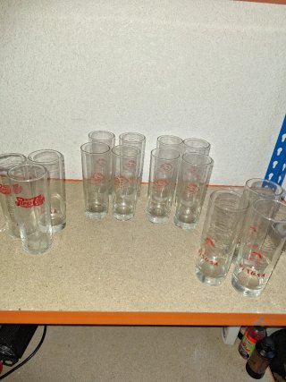 Lote 14 Vasos Pepsi La Pitusa Años 70