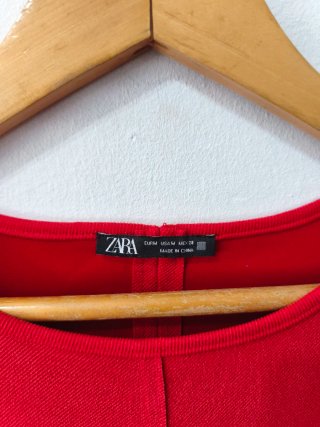 Vestido rojo Zara mujer Talla M