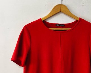 Vestido rojo Zara mujer Talla M
