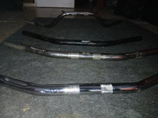 Manillares Harley Cromados y Negros