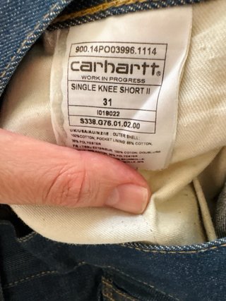 Carhartt WIP Single Knee Short II Talla 31