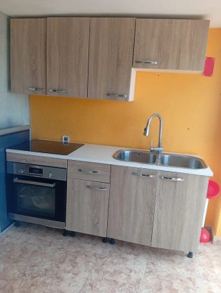 Muebles de cocina madera y metal