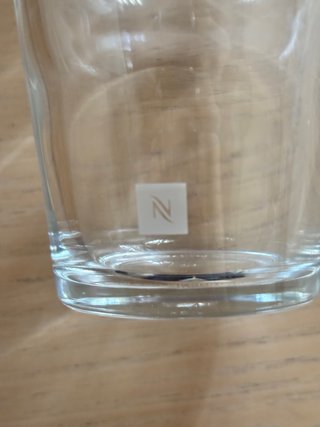 Vaso de cristal Nespresso nuevo