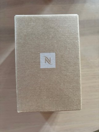 Vaso de cristal Nespresso nuevo