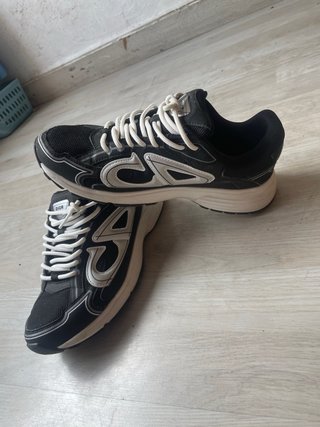 Dior B30 Zapatillas Deportivas Negras y Blancas