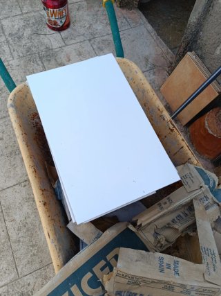 Azulejo blanco mate 25x40