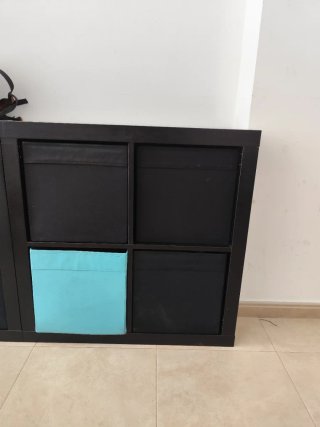 Estantería IKEA KALLAX 2x2 + 4 cajones