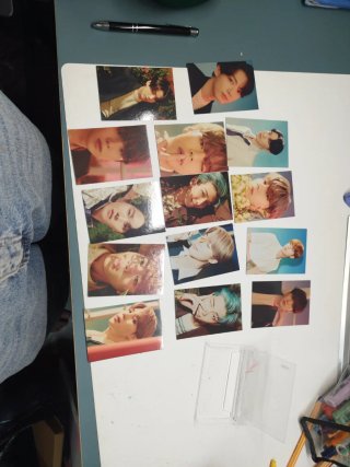 Photocard BTS RM Jin Suga J-Hope Jimin V Jungkook