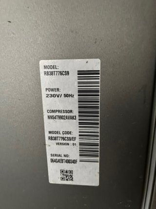 Frigorífico Samsung RB38T776CS9