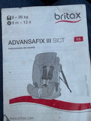 Silla coche Advansafix III sict Britax