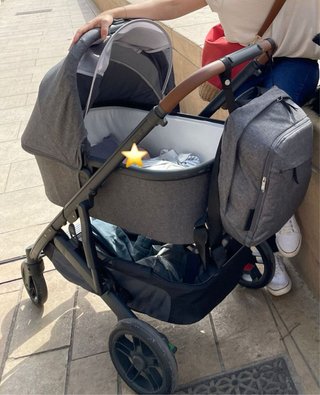 Carrito Bebé Uppa Baby + capazo + antimosquitos