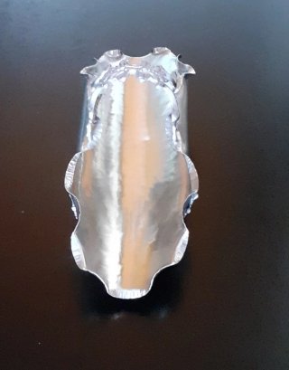Cestino portagrissini vintage peltro