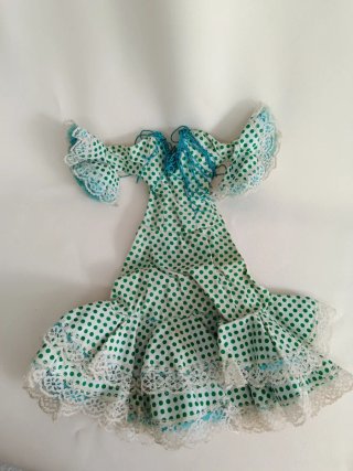 Vestido de muñeca Nancy lunares