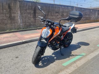 KTM 125 Duke Naranja/Blanca