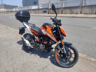 KTM 125 Duke Naranja/Blanca