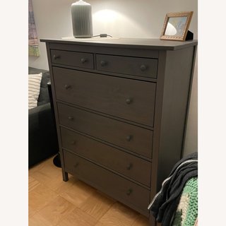 Cómoda Hemnes Ikea Madera Marrón/Gris
