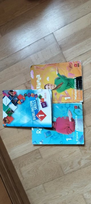3 libros de 1 bach