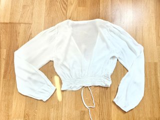 Top Brownie Blanco Talla XS/S