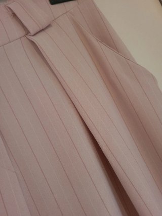 Pantalón ancho rosa pálido