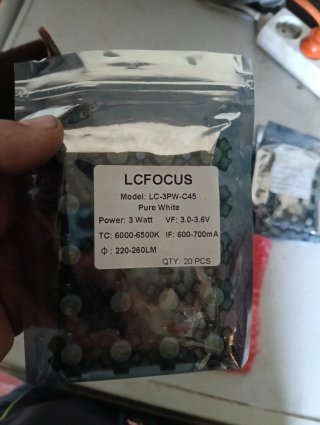 LEDs  para fabricar pantallas de acuario