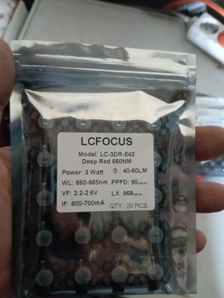 LEDs  para fabricar pantallas de acuario