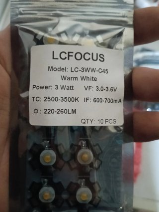 LEDs  para fabricar pantallas de acuario