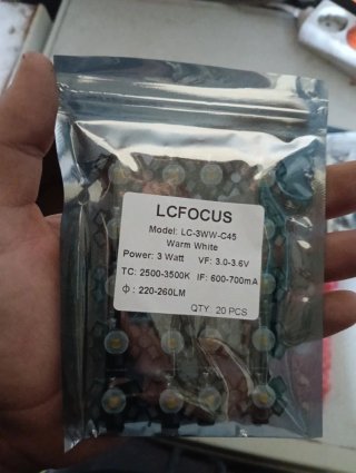 LEDs  para fabricar pantallas de acuario