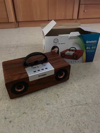 Altavoz Bluetooth Smalody SL-60 Madera